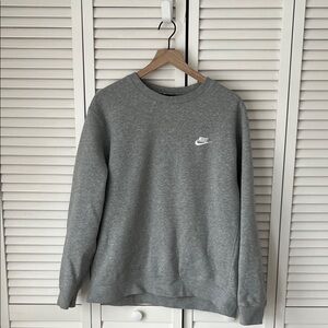 Nike Men's Classic Gray Crewneck Sweater Sz L